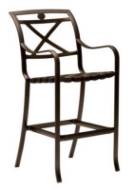 Picture of PALLADIAN STRAP BAR STOOL - X- BACK