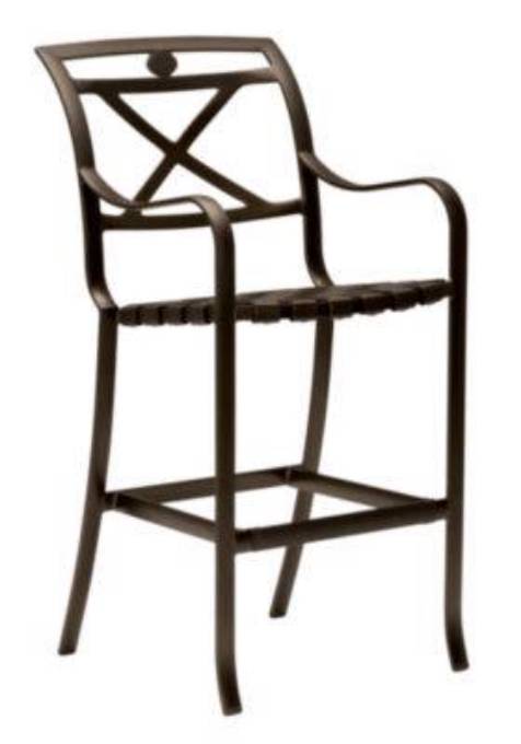 Picture of PALLADIAN STRAP BAR STOOL - X- BACK