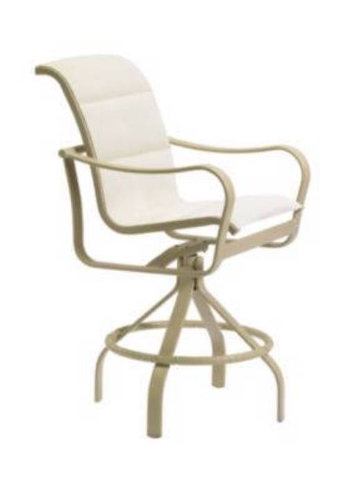 Picture of SHORELINE PADDED SLING SWIVEL BAR STOOL