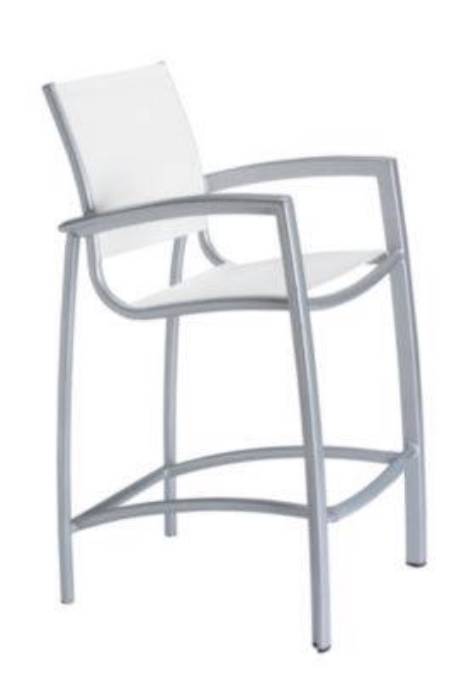 Picture of SOUTH BEACH RELAXED SLING STATIONARY BAR STOOL