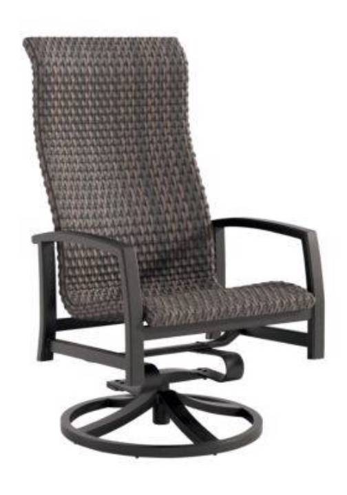Picture of MUIRLANDS WOVEN BUCKET HIGH BACK SWIVEL ROCKER