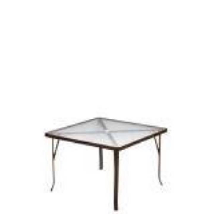 Picture of ACRYLIC 42" SQUARE  DINING UMBRELLA TABLE (ADA COMPLIANT)