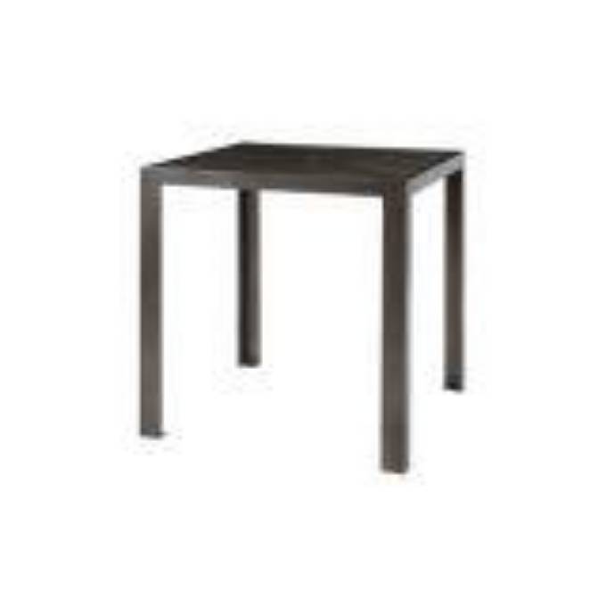 Picture of ALUMINUM SLAT 36" SQUARE BAR UMBRELLA TABLE