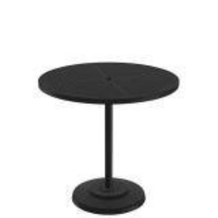 Picture of BOULEVARD 42" ROUND KD PEDESTAL BAR UMBRELLA TABLE