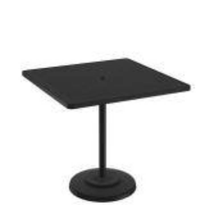 Picture of BOULEVARD 42" SQUARE KD PEDESTAL BAR UMBRELLA TABLE