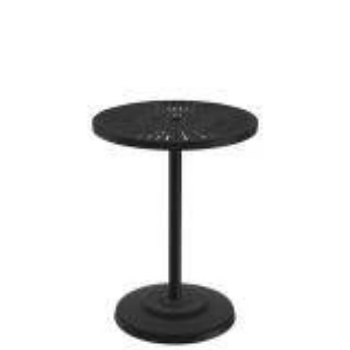 Picture of LA'STRATTA 30" ROUND KD PEDESTAL BAR UMBRELLA TABLE