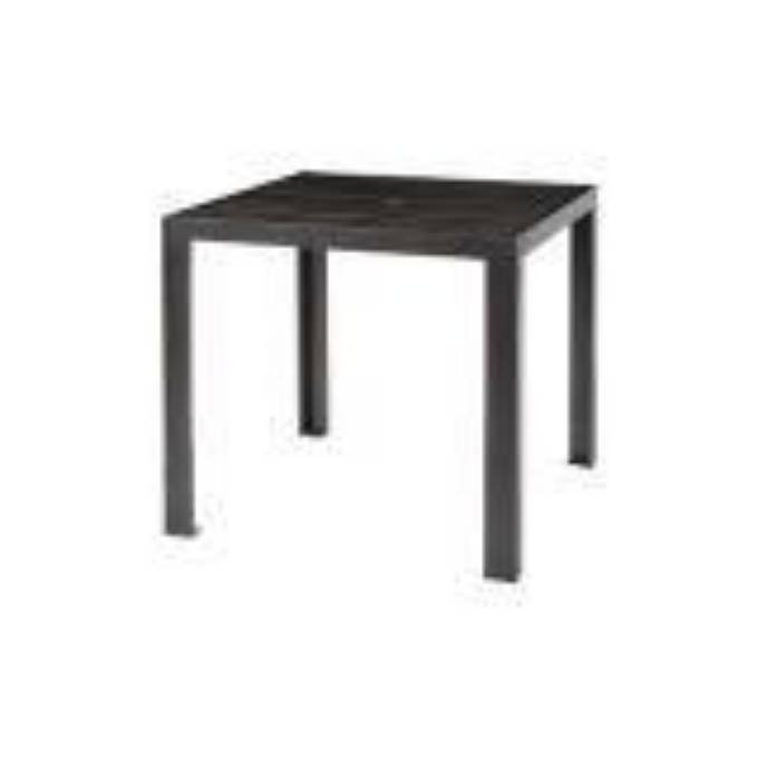 Picture of ALUMINUM SLAT 36" SQUARE COUNTER UMBRELLA TABLE