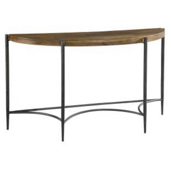 Picture of BEDFORD PARK METAL & WOOD DEMILUNE TABLE