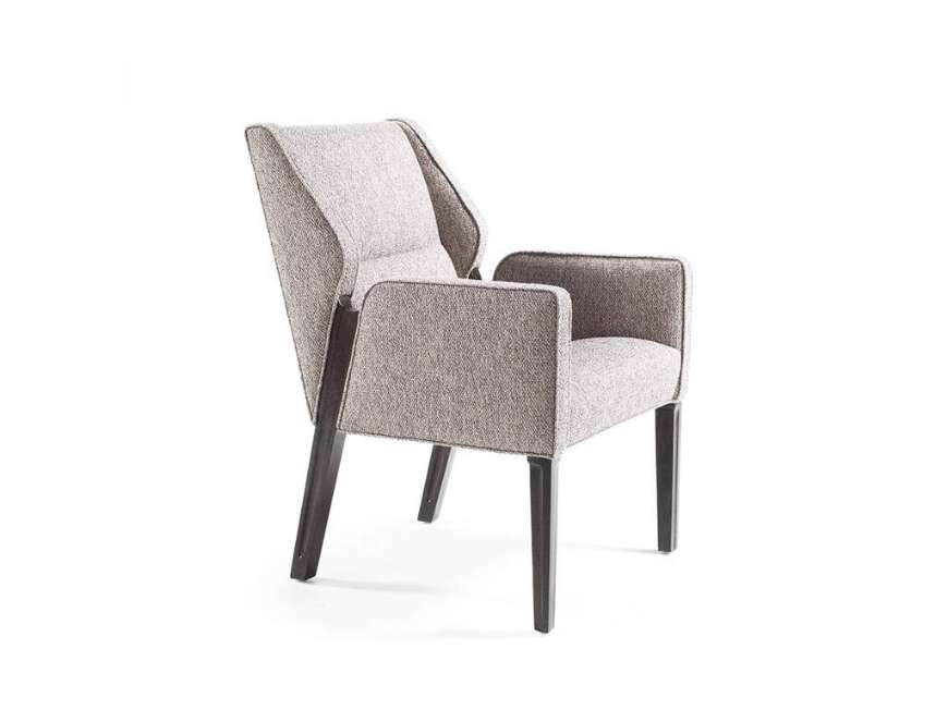 Picture of JETT ARM CHAIR WITH WOOD LEGS