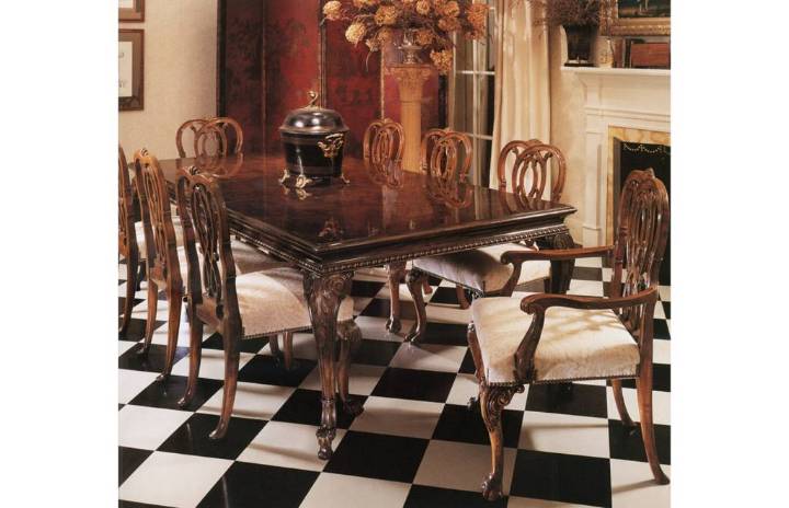 Picture of CHIPPENDALE DINING TABLE
