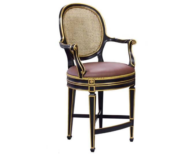 Picture of LOUIS XVI ARM BAR STOOL