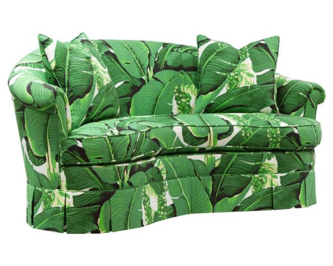 Picture of DOROTHEUM LOVESEAT WITH FLOUNCE
