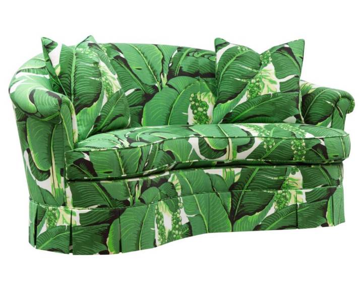 Picture of DOROTHEUM LOVESEAT WITH FLOUNCE