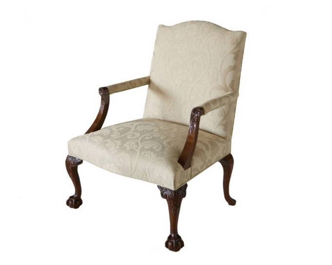 Picture of CHIPPENDALE LIBRARY CHAIR