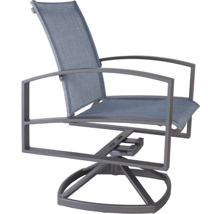 Picture of SLING SWIVEL ROCKER DINING ARM CHAIR