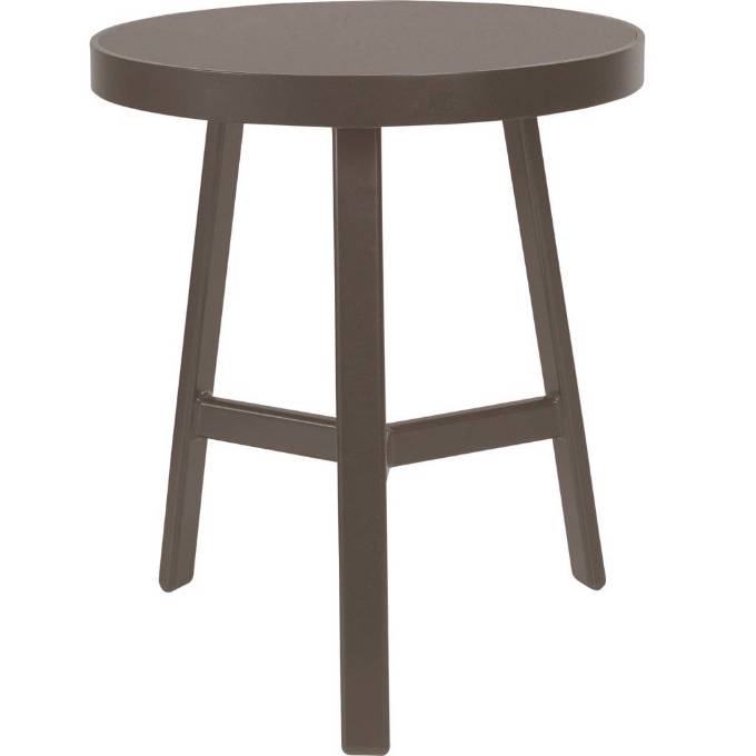 Picture of 18" RD. SIDE TABLE WITH METAL TOP