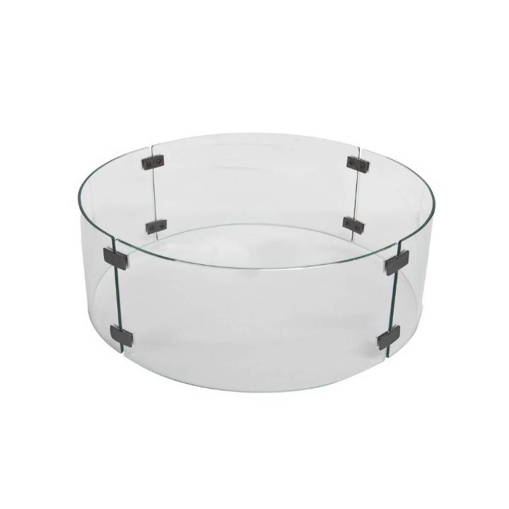 Picture of EXTRA SMALL ROUND GLASS FIRE PIT BURNER GUARD