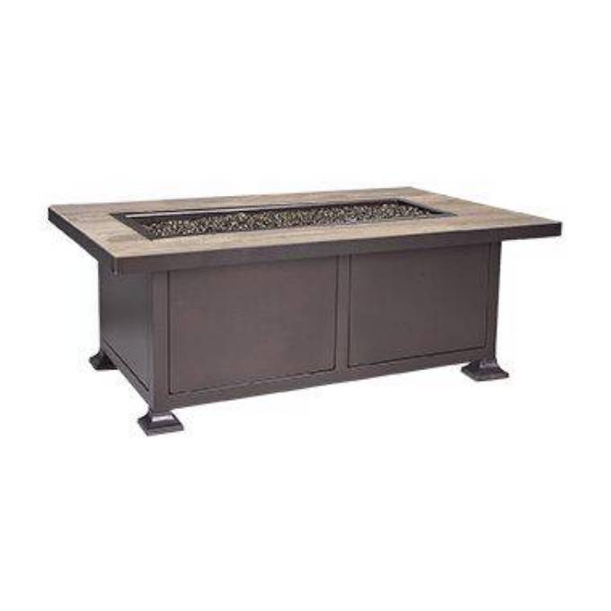 Picture of 24" X 42" OCCASIONAL HEIGHT VULSINI ALUMINUM FIRE PIT