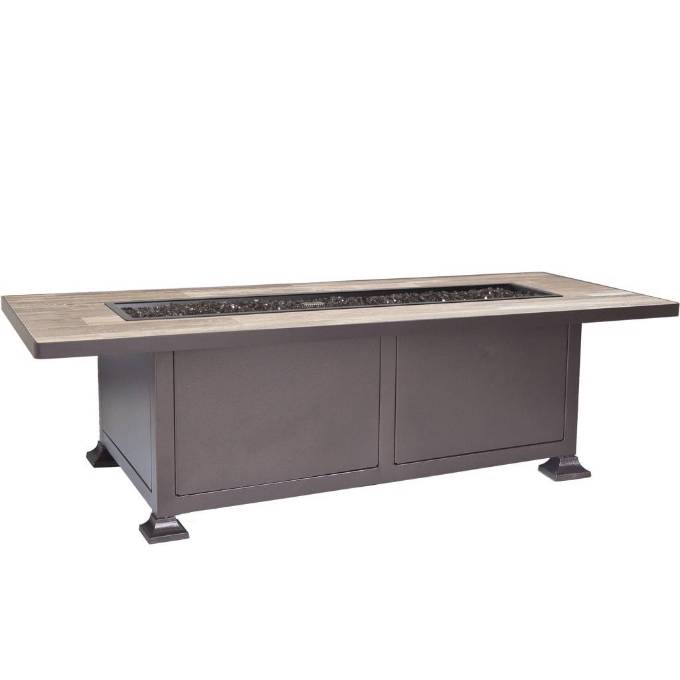 Picture of 28" X 72" OCCASIONAL HEIGHT VULSINI ALUMINUM FIRE PIT