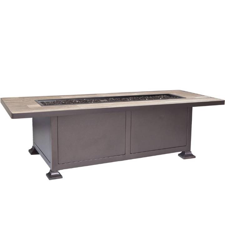 Picture of 28" X 72" OCCASIONAL HEIGHT VULSINI ALUMINUM FIRE PIT