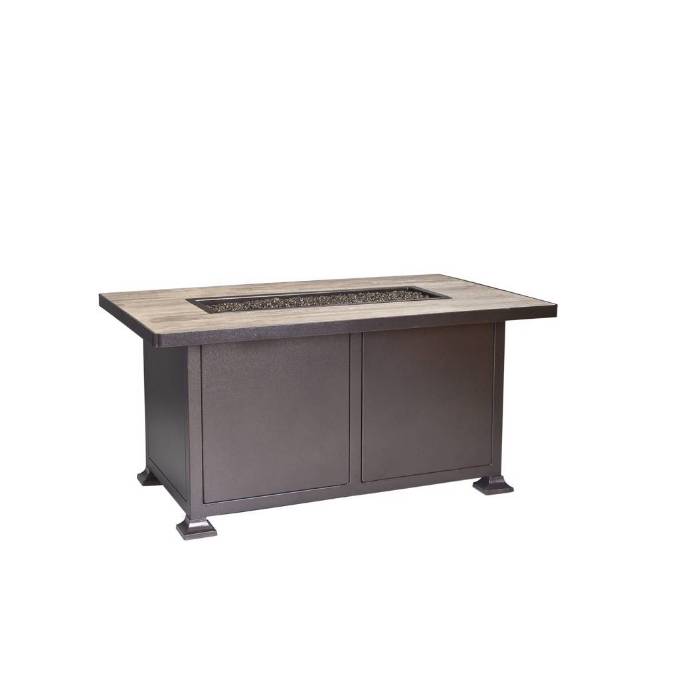 Picture of 30" X 50" CHAT HEIGHT VULSINI ALUMINUM FIRE PIT