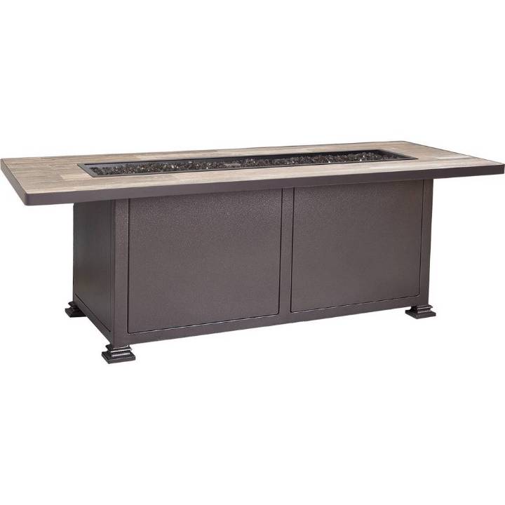 Picture of 28" X 72" CHAT HEIGHT SANTORINI FIRE PIT