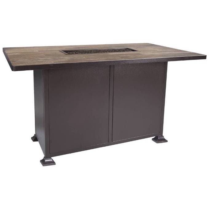Picture of 42" X 72" COUNTER HEIGHT VULSINI ALUMINUM FIRE PIT