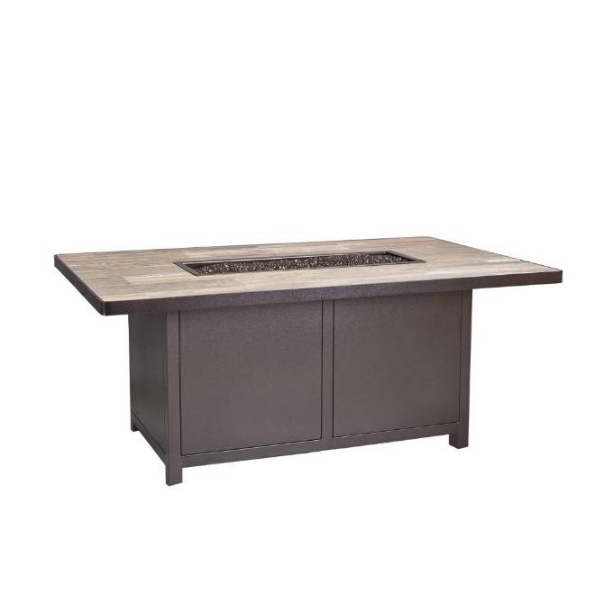 Picture of 36" X 58" CHAT HEIGHT ELBA ALUMINUM FIRE PIT