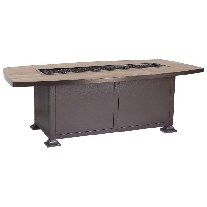 Picture of 36" X 74" BOAT OCCASIONAL HEIGHT VULSINI ALUMINUM FIRE PIT