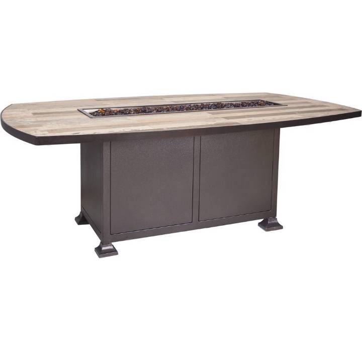 Picture of 44" X 84" BOAT COUNTER HEIGHT VULSINI ALUMINUM FIRE PIT