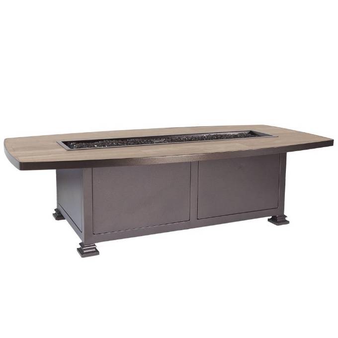 Picture of 36" X 74" BOAT OCCASIONAL HEIGHT SANTORINI FIRE PIT