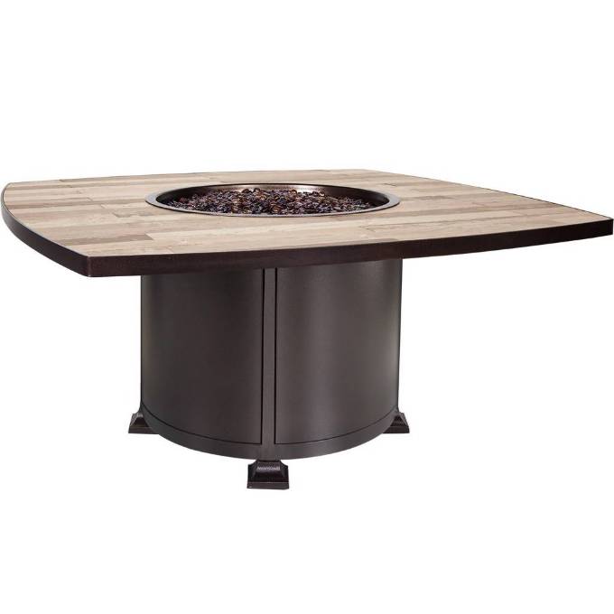 Picture of 54" BOAT DINING HEIGHT VULSINI ALUMINUM FIRE PIT