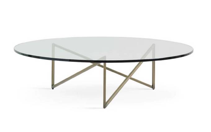 Picture of GLASS TOP COFFEE TABLE