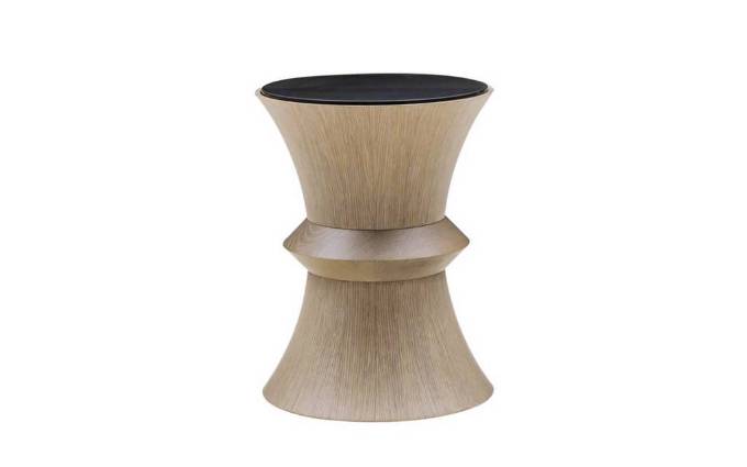 Picture of F STOOL WITH GLASS TOP