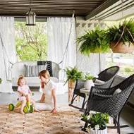 Picture of ALL SEASONS SETTEE SWING WITH PADDED SEAT