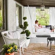 Picture of ALL SEASONS SETTEE SWING WITH PADDED SEAT