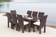 Picture of CONTEMPO 72" RECTANGULAR UMBRELLA DINING TABLE