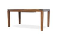 Picture of TEAK 63-84" BUTTERFLY LEAF UMBRELLA DINING TABLE