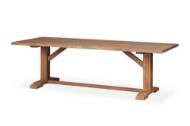 Picture of TEAK 99" RECTANGULAR LIVE EDGE DINING TABLE