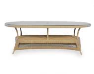 Picture of LOOM 85" OVAL UMBRELLA DINING TABLE