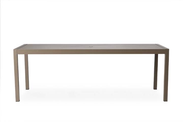 Picture of MILAN 87" RECTANGULAR UMBRELLA DINING TABLE