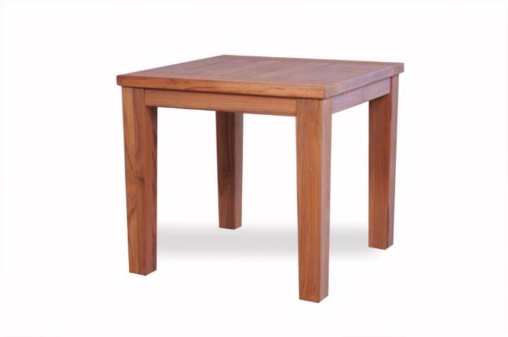 Picture of TEAK 24" SQUARE TAPERED LEG END TABLE