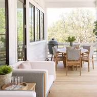 Picture of LOOM LOOM BACK TEAK DINING ARMCHAIR