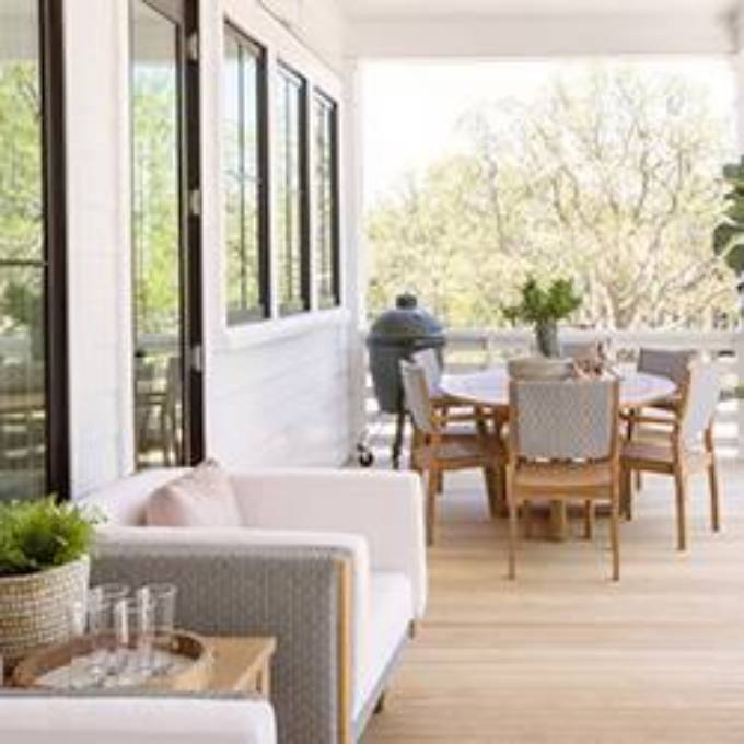 Picture of LOOM LOOM BACK TEAK DINING ARMCHAIR