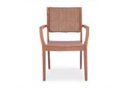 Picture of LOOM LOOM BACK TEAK DINING ARMCHAIR
