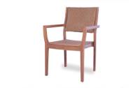 Picture of LOOM LOOM BACK TEAK DINING ARMCHAIR