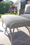 Picture of ALL SEASONS SETTEE OTTOMAN WITH PADDED SEAT