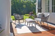Picture of ALL SEASONS SETTEE OTTOMAN WITH PADDED SEAT