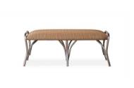 Picture of ALL SEASONS SETTEE OTTOMAN WITH PADDED SEAT