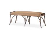 Picture of ALL SEASONS SETTEE OTTOMAN WITH PADDED SEAT